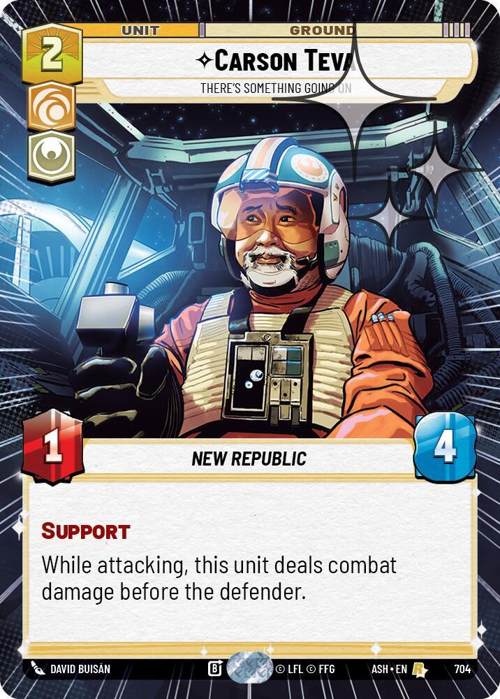 Carson Teva - There's Something Going On (Hyperspace Foil)