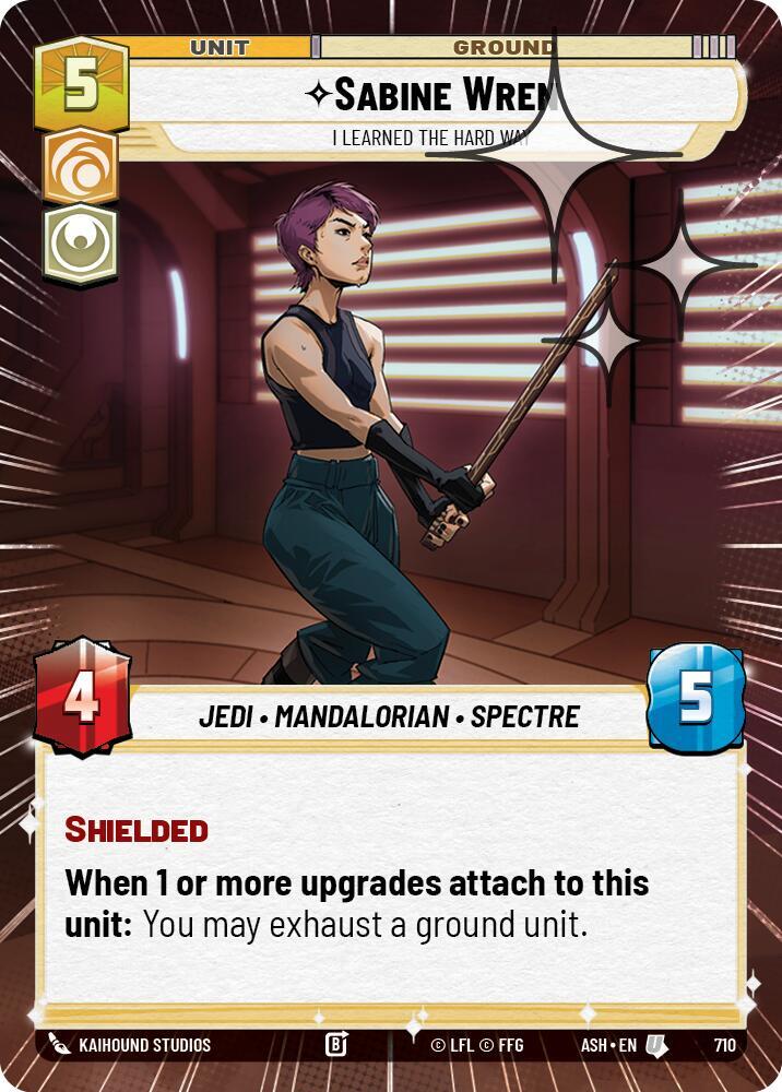 Sabine Wren - I Learned the Hard Way (Hyperspace Foil)