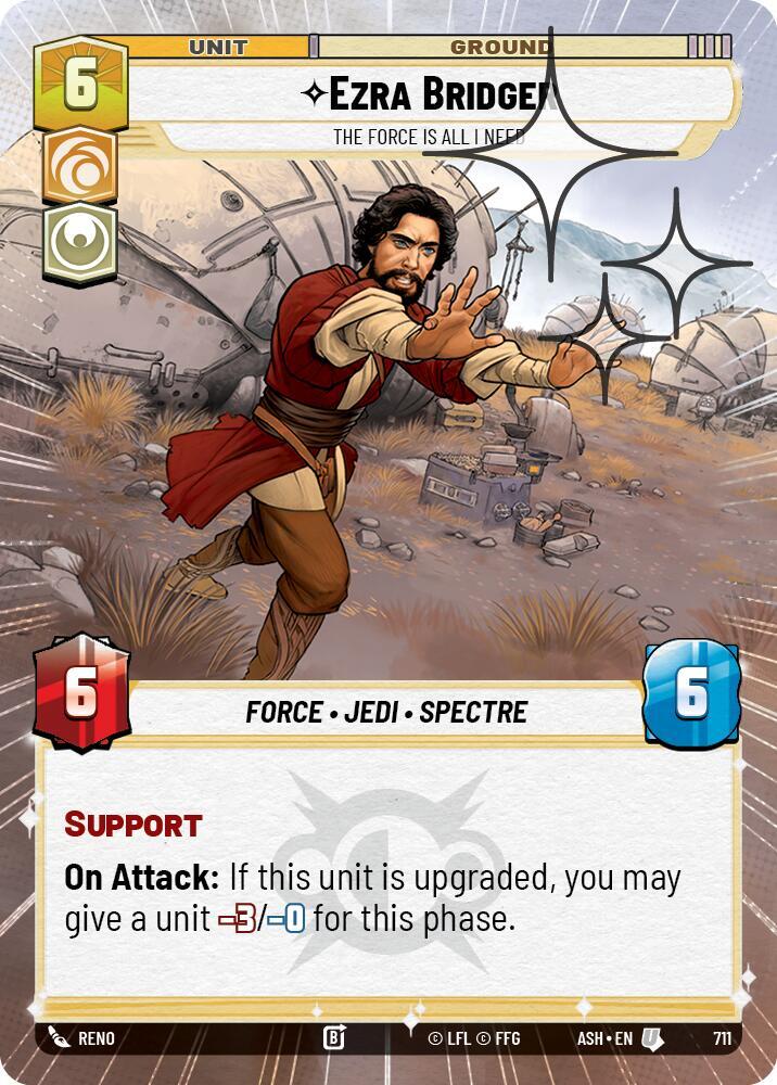 Ezra Bridger - The Force is All I Need (Hyperspace Foil)