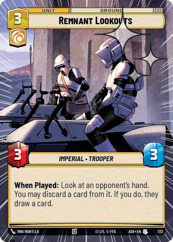 Remnant Lookouts (Hyperspace Foil) - Star Wars Unlimited