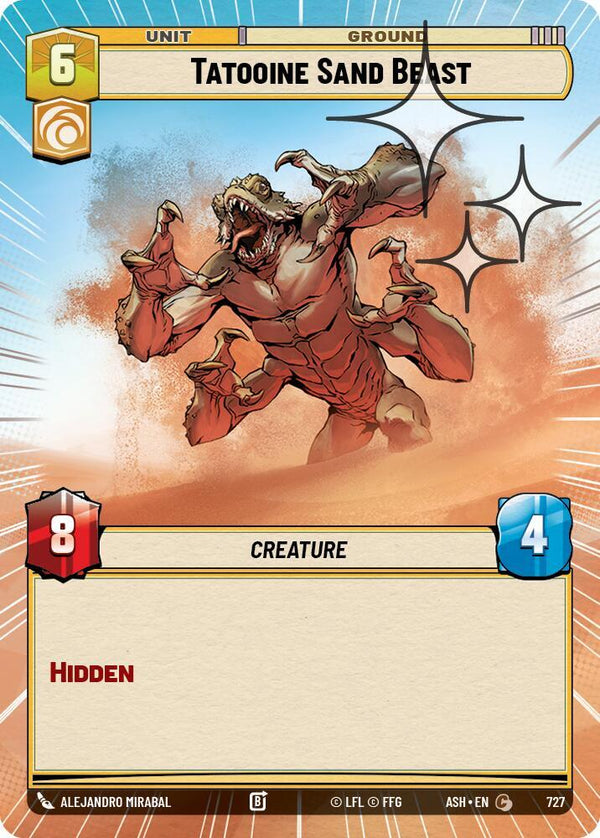 Tatooine Sand Beast (Hyperspace Foil) - Star Wars Unlimited