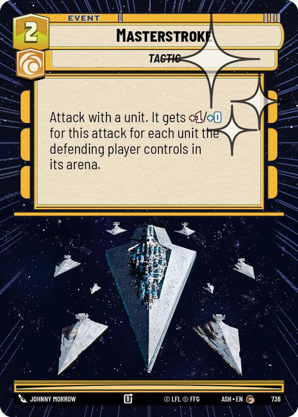 Masterstroke (Hyperspace Foil) - Star Wars Unlimited