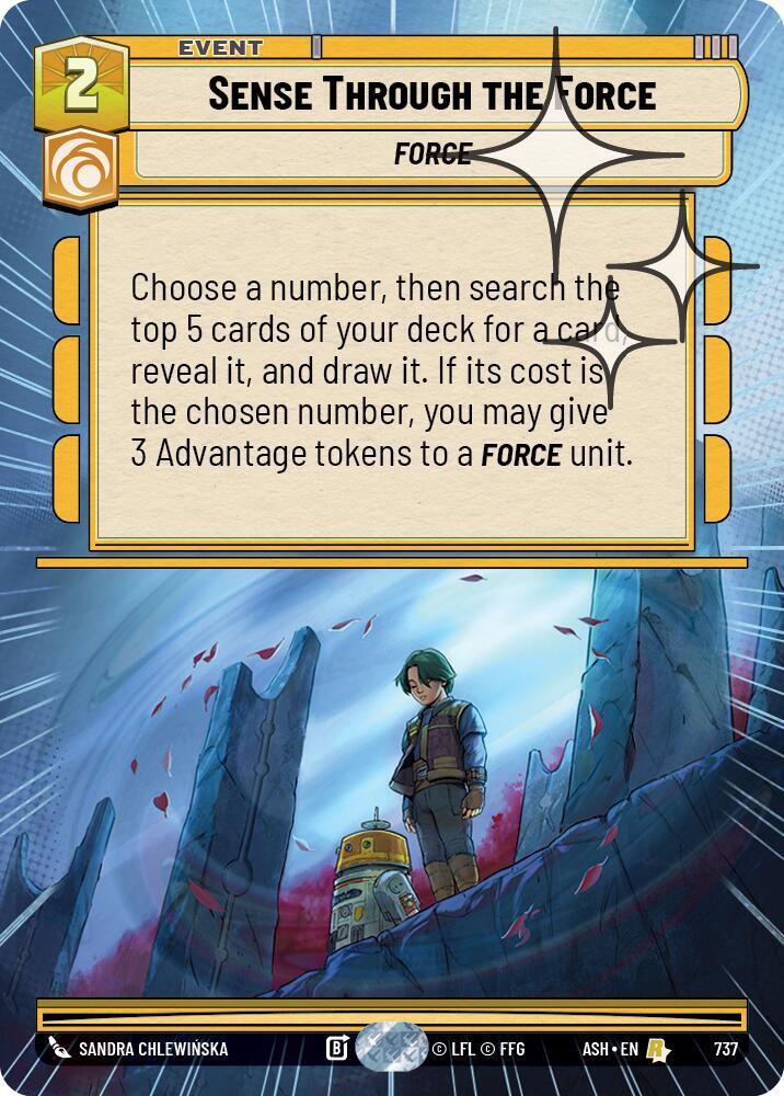 Sense Through the Force (Hyperspace Foil)