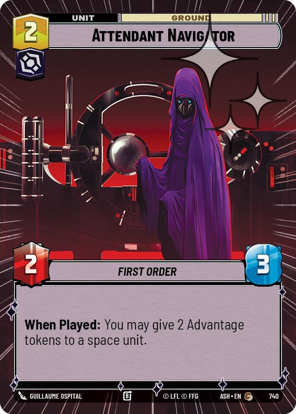 Attendant Navigator (Hyperspace Foil) - Star Wars Unlimited