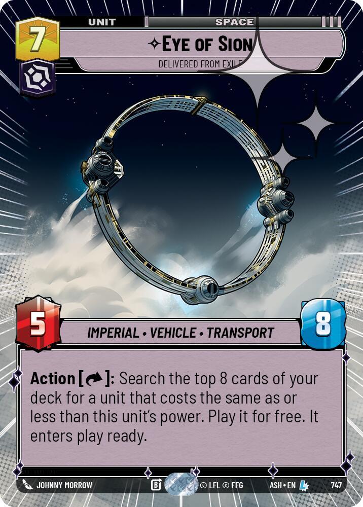 Eye of Sion - Delivered from Exile (Hyperspace Foil)