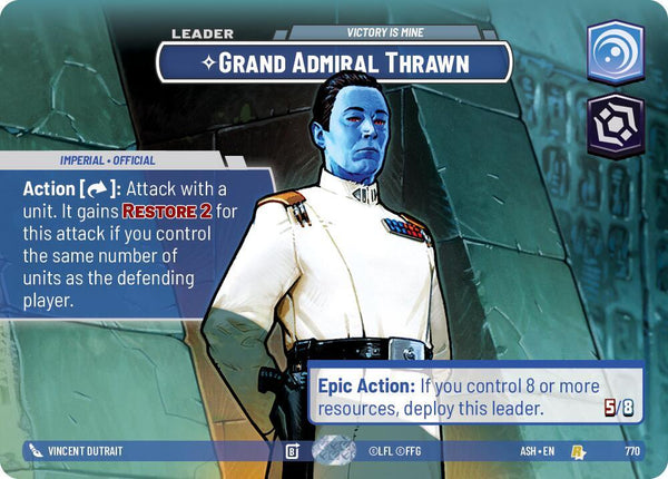 Grand Admiral Thrawn - Victory is Mine (Showcase) (ASH 770) - Star Wars Unlimited