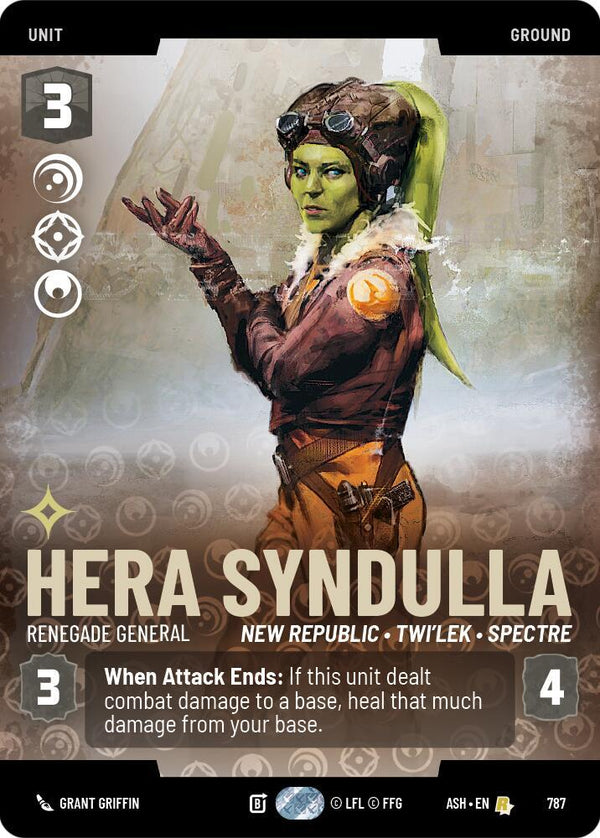 Hera Syndulla - Renegade General (Prestige) - Star Wars Unlimited