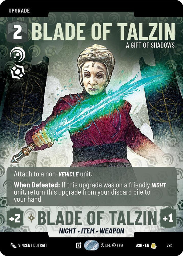 Blade of Talzin - A Gift of Shadows (Prestige) - Star Wars Unlimited