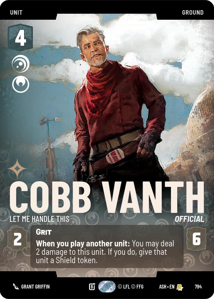 Cobb Vanth - Let Me Handle This (Prestige)