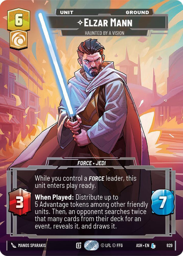 Elzar Mann - Haunted by a Vision (Prestige) - Star Wars Unlimited
