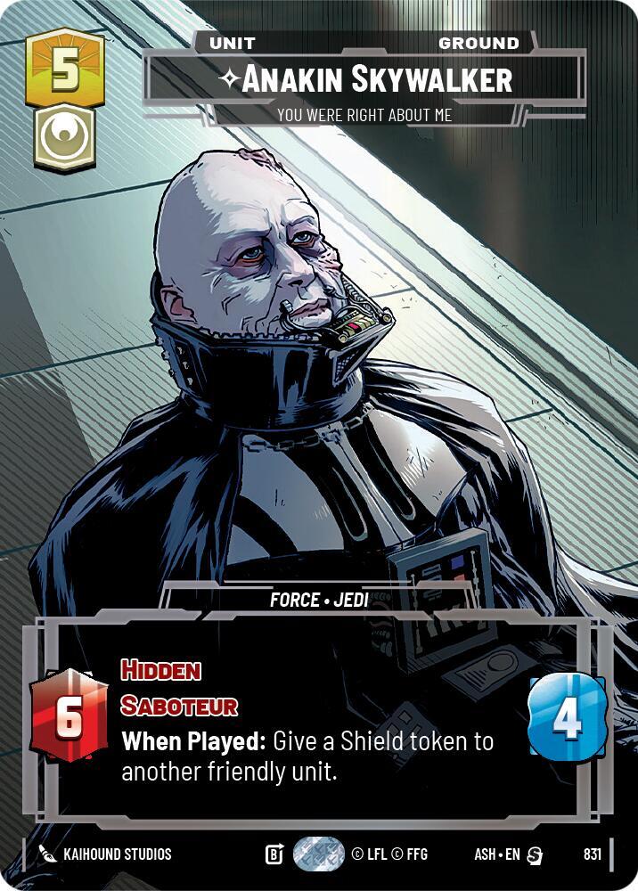 Anakin Skywalker - You Were Right About Me (Prestige)