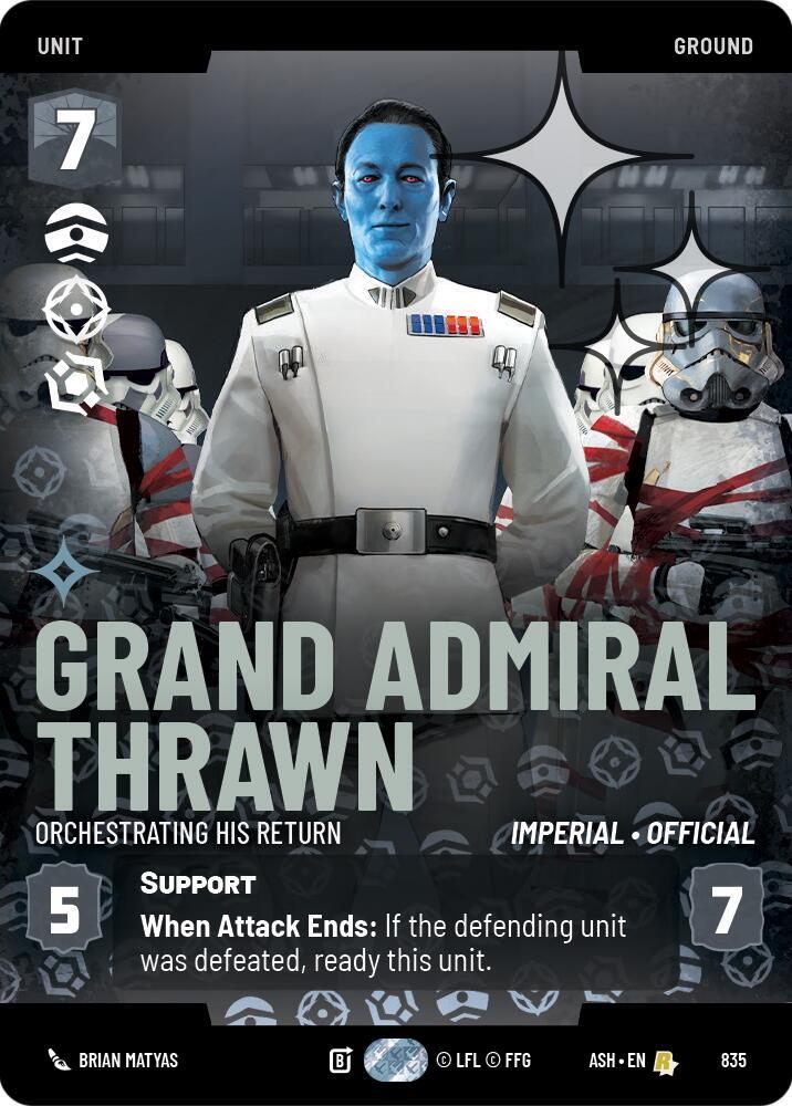 Grand Admiral Thrawn - Orchestrating His Return (Prestige Foil)