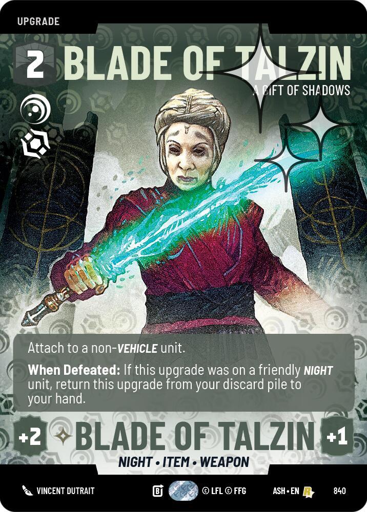 Blade of Talzin - A Gift of Shadows (Prestige Foil)