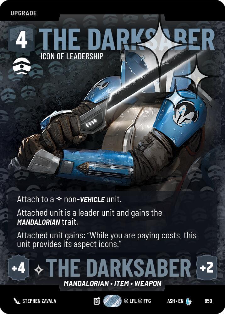 The Darksaber - Icon of Leadership (Prestige Foil)
