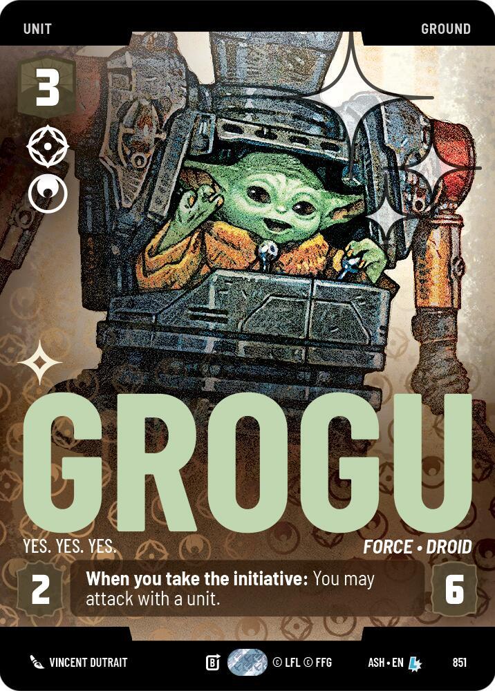 Grogu - Yes. Yes. Yes. (Prestige Foil)