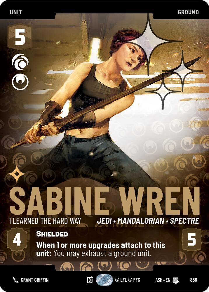 Sabine Wren - I Learned the Hard Way (Prestige Foil)