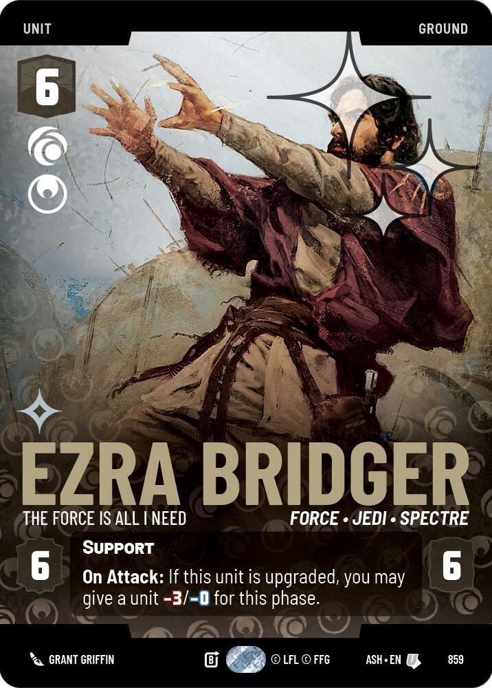 Ezra Bridger - The Force is All I Need (Prestige Foil)