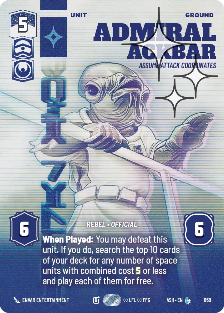 Admiral Ackbar - Assume Attack Coordinates (Prestige Foil)