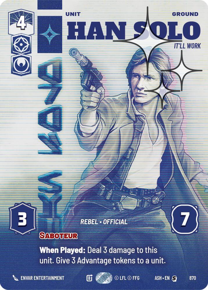 Han Solo - It'll Work (Prestige Foil)