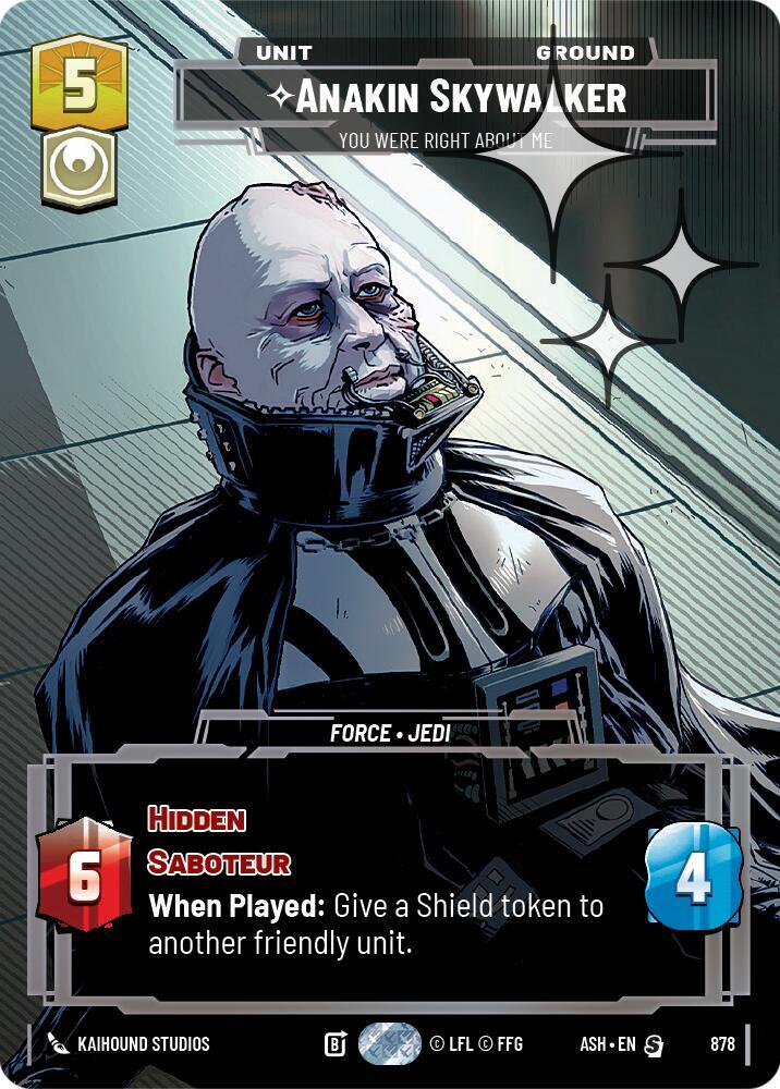 Anakin Skywalker - You Were Right About Me (Prestige Foil)