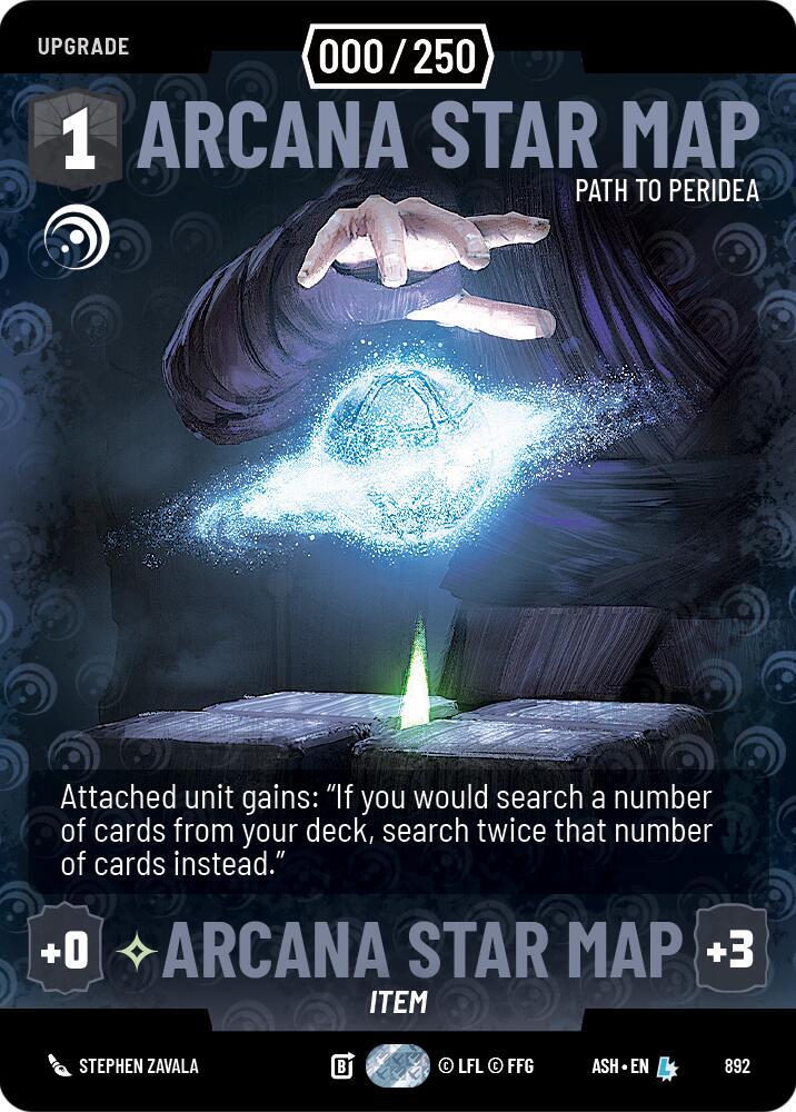 Arcana Star Map - Path to Peridea (Serialized)