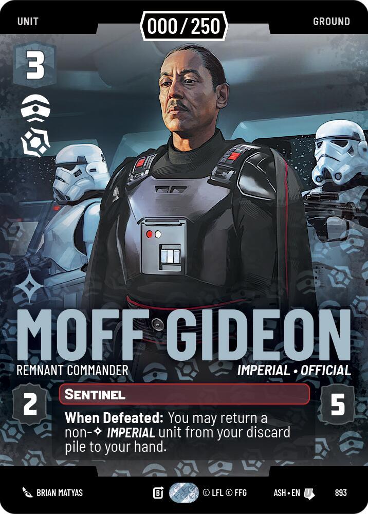 Moff Gideon - Remnant Commander (Serialized)