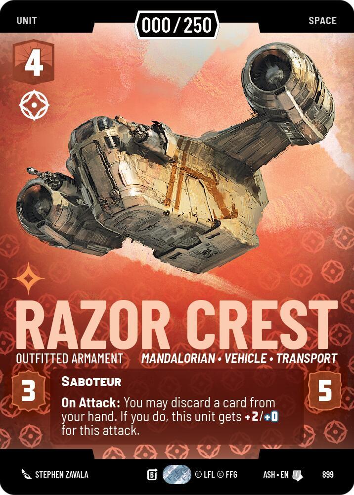 Razor Crest - Outfitted Armament (Serialized)