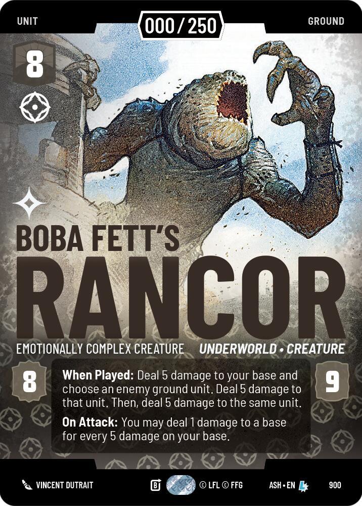 Boba Fett's Rancor - Emotionally Complex Creature (Serialized)