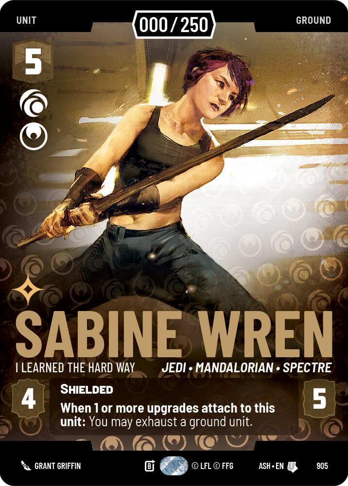 Sabine Wren - I Learned the Hard Way (Serialized)