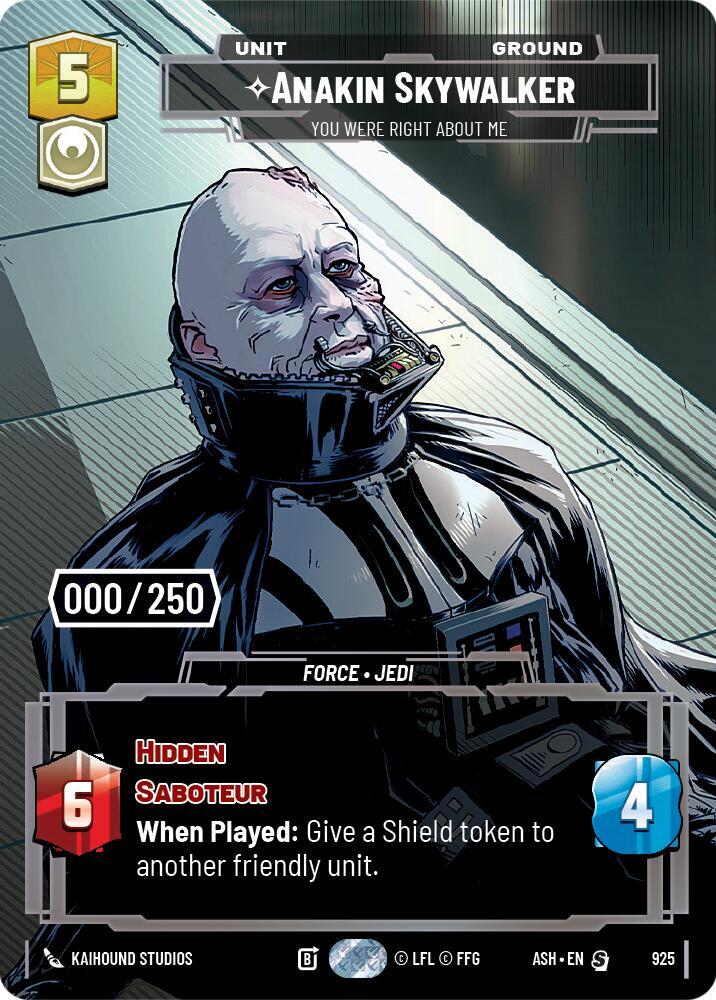 Anakin Skywalker - You Were Right About Me (Serialized)