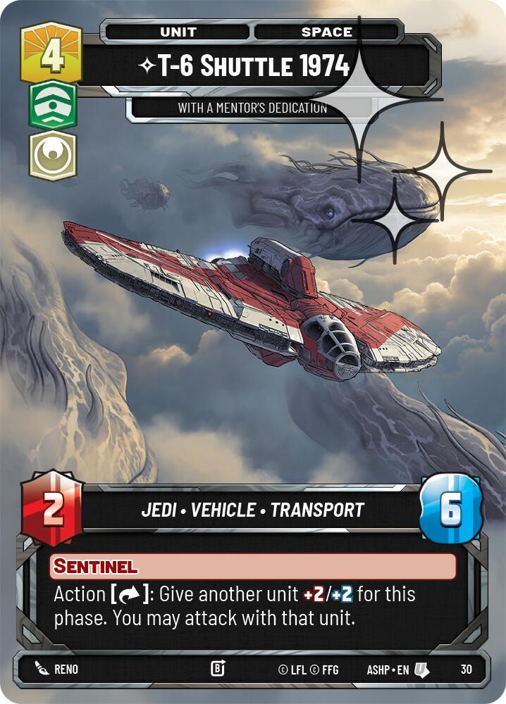 T-6 Shuttle 1974 - With a Mentor's Dedication (Foil)