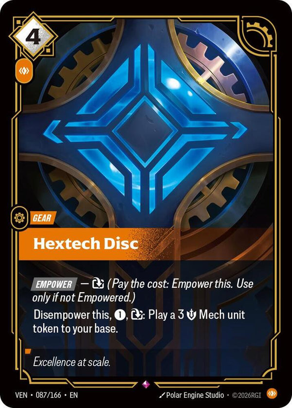 Hextech Disc - Riftbound: League of Legends TCG