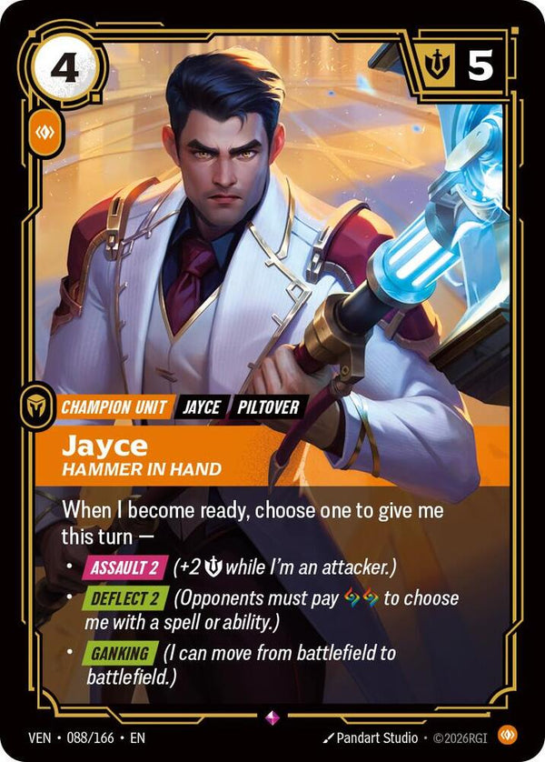 Jayce - Hammer in Hand - Riftbound: League of Legends TCG