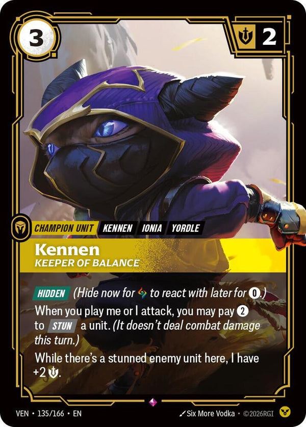 Kennen - Keeper of Balance - Riftbound: League of Legends TCG