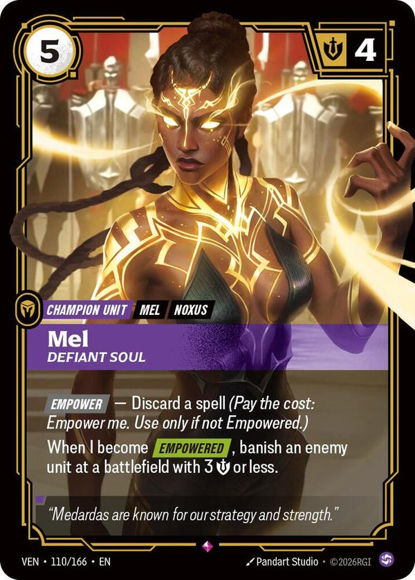 Mel - Defiant Soul - Riftbound: League of Legends TCG
