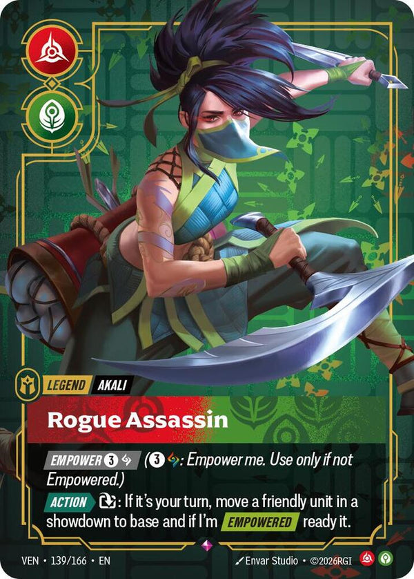 Akali - Rogue Assassin - Riftbound: League of Legends TCG
