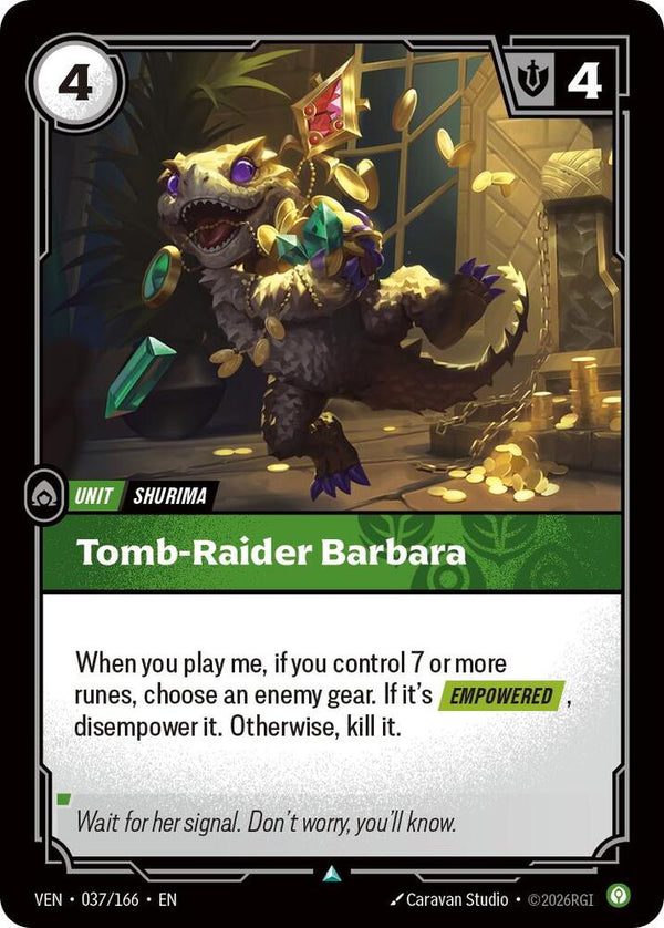 Tomb-Raider Barbara - Riftbound: League of Legends TCG