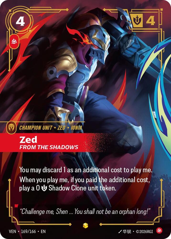 Zed - From the Shadows (Overnumbered)