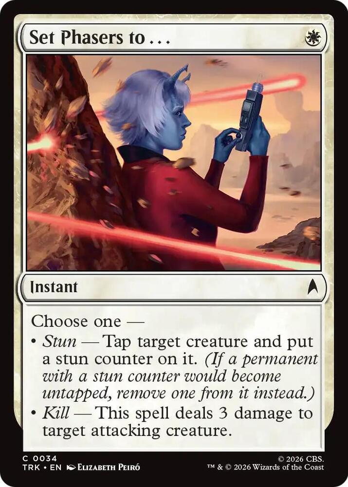 Set Phasers to . . .