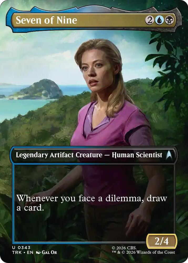 Seven of Nine (Borderless)