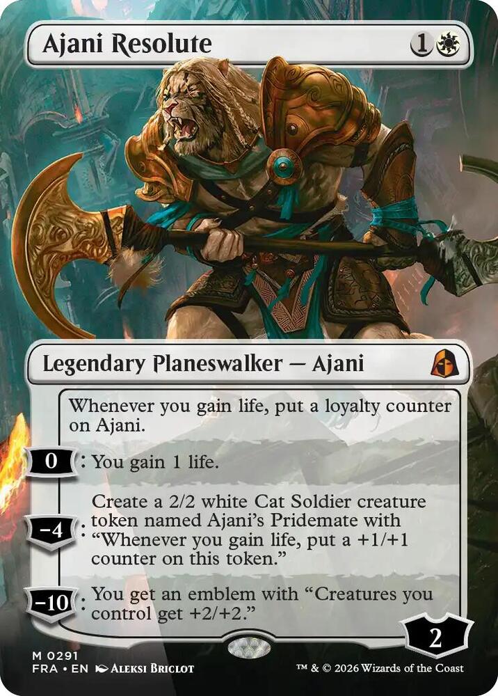 Ajani Resolute (Borderless)