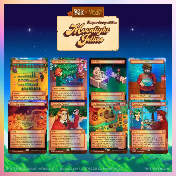 Secret Lair Drop: Secret Lair x Stardew Valley: Welcome to Stardew Valley - Traditional Foil Edition - Magic: The Gathering