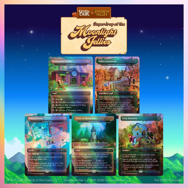 Secret Lair Drop: Secret Lair x Stardew Valley: Life in Pelican Town - Traditional Foil Edition - Magic: The Gathering