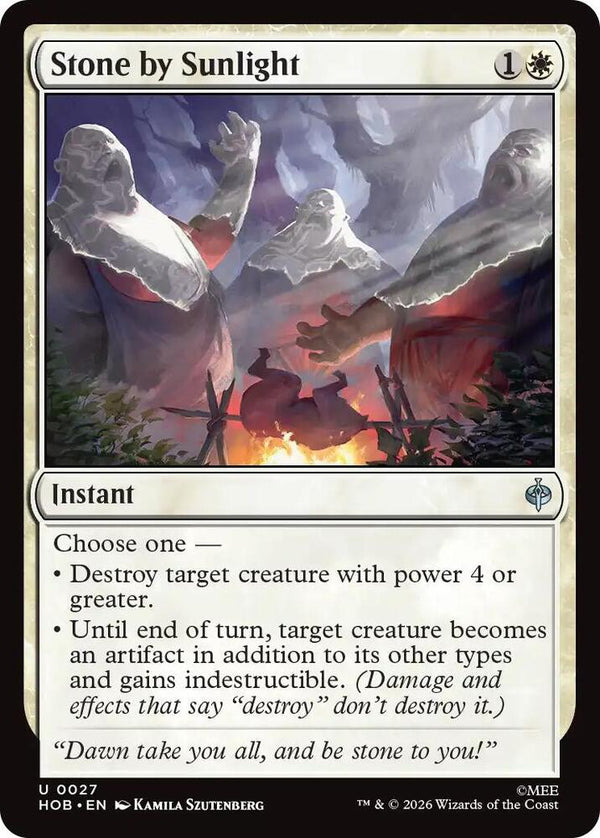 Stone by Sunlight - Magic: The Gathering