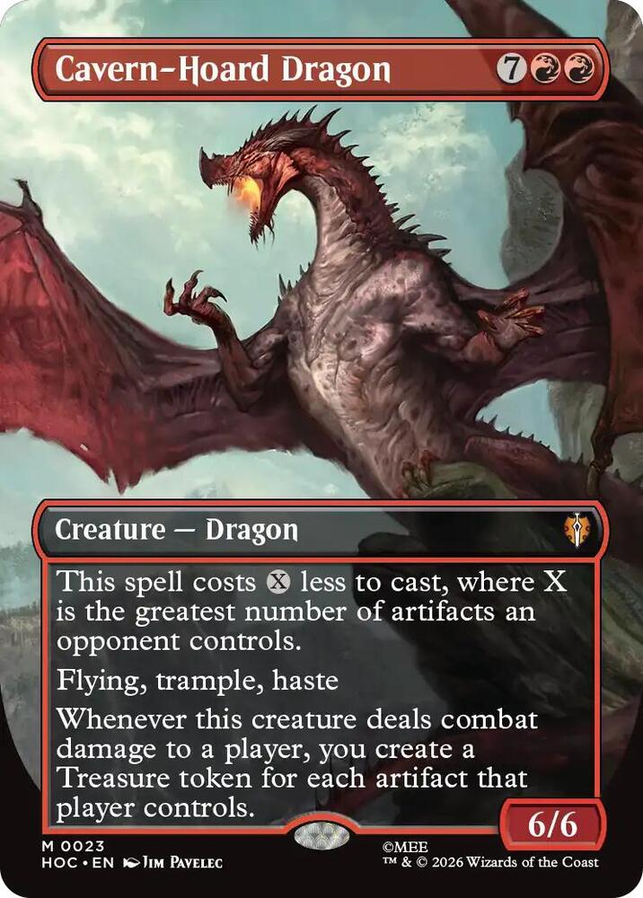 Cavern-Hoard Dragon (Borderless)