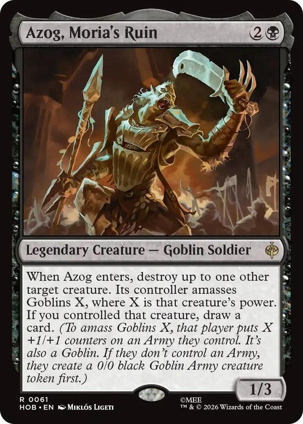 Azog, Moria's Ruin - Magic: The Gathering