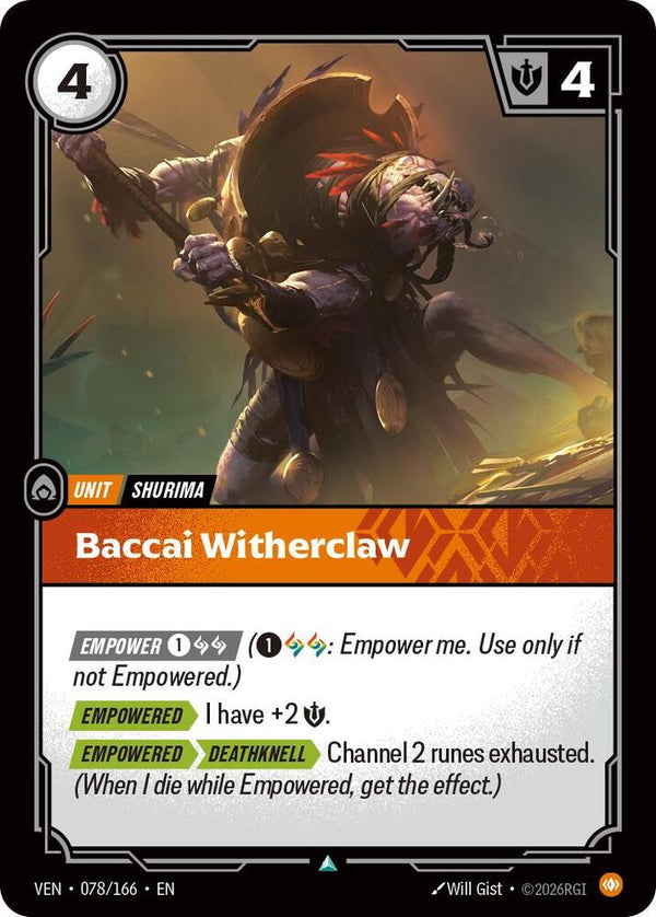 Baccai Witherclaw - Riftbound: League of Legends TCG