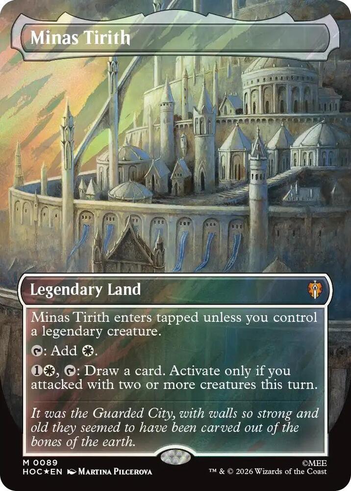 Minas Tirith (Borderless) (Surge Foil)