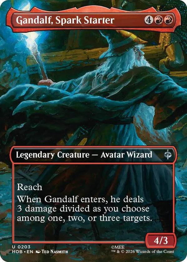 Gandalf, Spark Starter (Borderless) - Magic: The Gathering