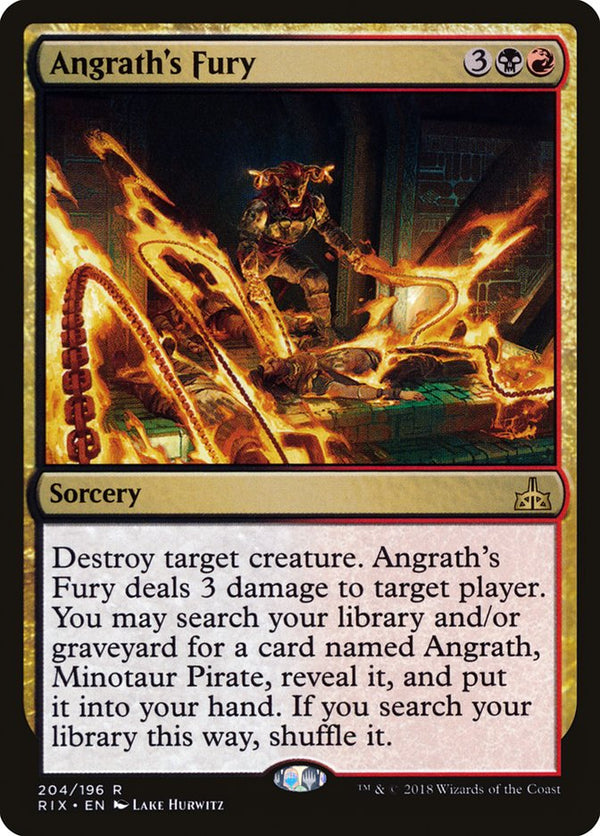Angrath's Fury - Magic: The Gathering